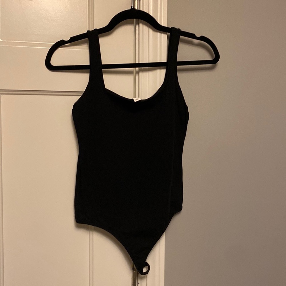BP black bodysuit, size small